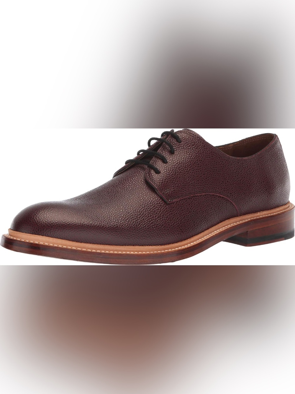 Bostonian Men's Somerville Low Oxford Burgundy Tumbled Leather Size 11 M New